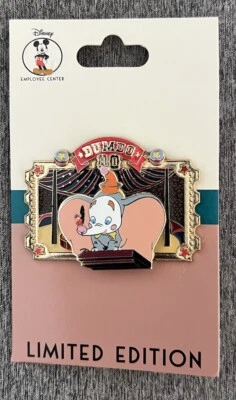 DISNEY EMPLOYEE CENTER DUMBO AND TIMOTHY CIRCUS 80TH ANNIVERSARY LE PIN - Image 1 of 4