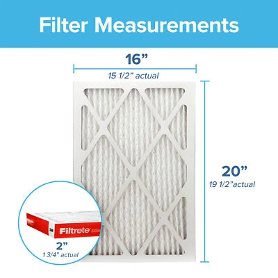 Filtrete Electrostatic Air Filter, 1000 MPR, NADP00-2IN-4, 16 in x 20in x 2 in - Image 1 of 4