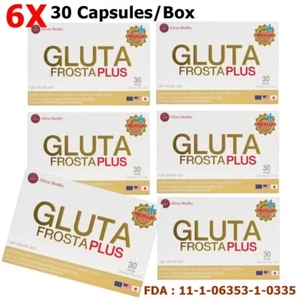6X Gluta Frosta Plus Whitening Skincare Anti-Aging Acne Reduce Dark Spots+Tracki - Picture 1 of 8