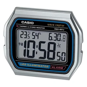 CASIO DQD-851J-8JF A158WA Radio wave alarm clock with temperature and hygrometer - Picture 1 of 3