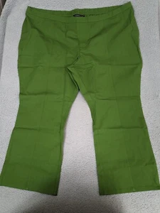 ISAAC MIZRAHI Damenhose Größe 32WP grün leicht Baumwolle Stretch - Bild 1 von 21