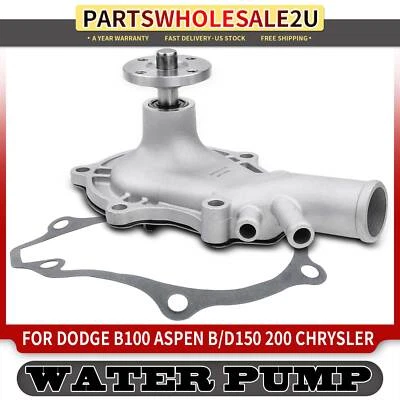Engine Water Pump for Chrysler Cordoba LeBaron Dodge B100 B200 B300 Van Plymouth - Image 1 of 4