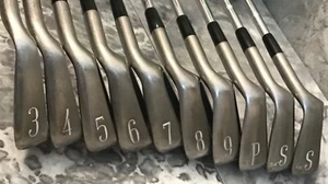 RARE Bridgestone Precept 7 Irons 10 Clubs #3-9,P,S1S2 Precision 5.5 Steel Shafts - Picture 1 of 10