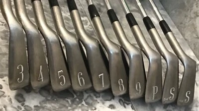 RARE Bridgestone Precept 7 Irons 10 Clubs #3-9,P,S1S2 Precision 5.5 Steel Shafts - Image 1 of 4