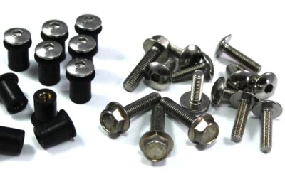 Yamaha TDM850 1991-1995 Stainless Fairing Bolt & Wind Shield Fixings Kit TDM 850 - Image 1 of 4