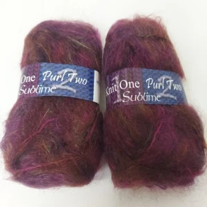 Knit One Purl Two Sublime Yarn 1.75 Oz England Color 4001 Mohair Wool - Picture 1 of 5