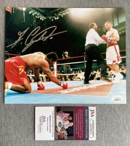 BOXING STAR- ANDREW GOLOTA 1996 AUTOGRAPH 8x10 ACTION PHOTO vs BOWE JSA AN31673 - Picture 1 of 1