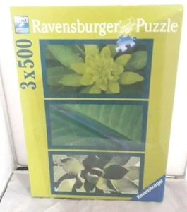 RAVENSBURGER NATURAL IMPRESSIONS PUZZLE GRÜN 3 x 500 TEILE NEU VERSIEGELT - Bild 1 von 4