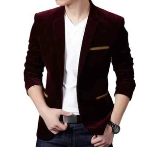 Men's HQ Casual Blazer Lightweight Regular Fit Sport Coat Single-breasted Jacket - Picture 1 of 26