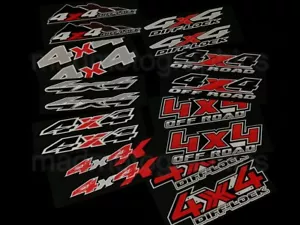 2 pz adesivi riflettenti 4x4 per pickup Ranger RAM Hilux ATV UTV SUV - Foto 1 di 15