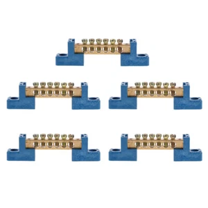 5pcs ground bar Car Terminal Block Distribution Terminal Bus Bar Brass Bus Bar - Picture 1 of 12