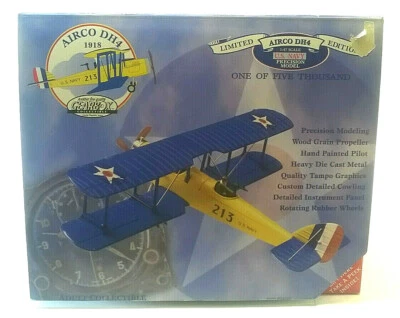Gearbox Collectibles 1:47 US Navy 1918 Airco DH4 Diecast Ltd Edition 04504 NIOB - Image 1 of 4