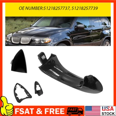 Manija de puerta exterior exterior conductor lado derecho para BMW X5 E53 2000-2006 Foto 1 de 4