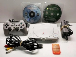 console PLAYSTATION 1 ps1 ps one + manette + jeu + cables asterix f1 COMPLET #02 - Foto 1 di 7
