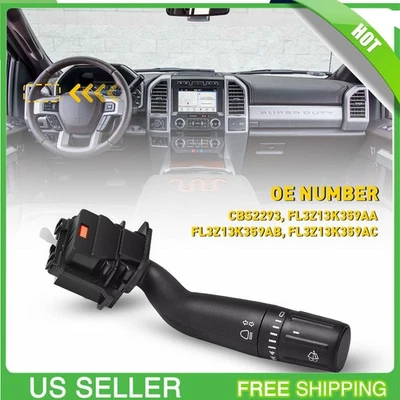 Interruptor de control limpiaparabrisas para Ford F-250 F-350 F-450 Super Duty 2017-2022 Foto 1 de 4