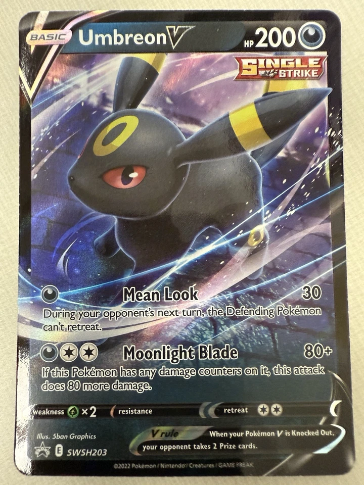 Umbreon V SWSH203 SWSH: Sword & Shield Promo Cards Holo - Image 1 of 1