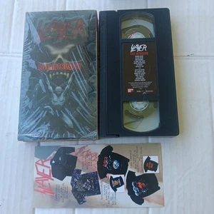 Slayer - Live Intrusion (VHS, 1995) With Insert UNTESTED, READ DESCRIPTION - Foto 1 di 13