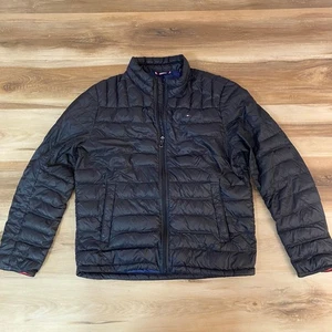 Tommy Hilfiger Puffer Daunenjacke Large Herren schwarz leicht verstaubar Größe L - Bild 1 von 13