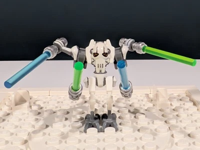 Lego Star Wars General Grievous Minifigur SW0515 mit 4 Lichtschwertern - Bild 1 von 4