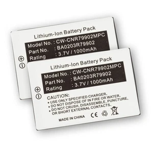 PACK DE 2 BATERÍAS para CREATIVE Nomad Jukebox Zen Xtra, BA0203R79902 - VENDEDOR DE EE. UU. - Imagen 1 de 5