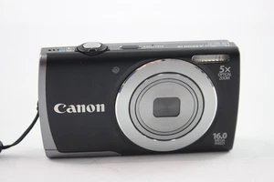 Canon Powershot A3500 IS Digital Compact Camera Working w/ Canon 5x Zoom Lens - Picture 1 of 4