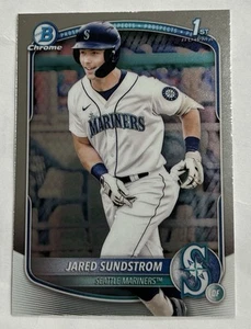 Jared Sundstrom 2025 Bowman Chrome Prospects Seattle Mariners - Picture 1 of 1