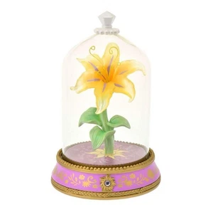 Disney Rapunzel Magical Flower Light 10th Anniversary Resin Glass LED Lamp Japan - Picture 1 of 7