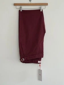 Orlebar Brown “Cambell” Cotton Chino Trousers Port Burgundy 36 ***NEW*** - Picture 1 of 18