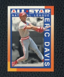 1990 TOPPS TIFFANY ALL STAR #402 ERIC DAVIS CINCINNATI REDS - Picture 1 of 2