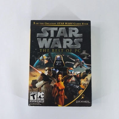 Star Wars Best of PC DVD ROM Software Lucasarts New Sealed Battlefront KotR - Image 1 of 4