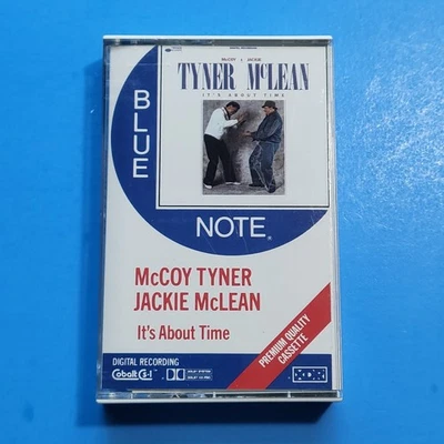 McCoy Tyner Jackie McLean It's About Time Cassette 1985 Blue Note Jazz Piano Sax - Image 1 of 4
