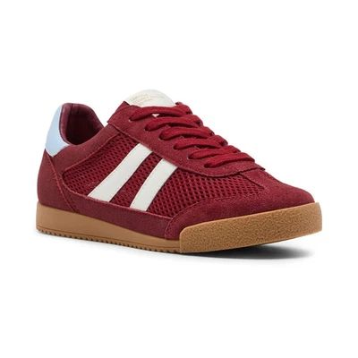 Steve Madden Women's Retro-Inspired Suede Sneaker Size 6 Burgundy - Image 1 of 4
