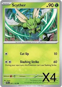 Scyther 001/162 2024 Pokémon Temporal Forces Playset (4) - Picture 1 of 1