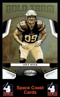 2016 Panini Certified #11 Joey Bosa Gold Team - Image 1 of 2