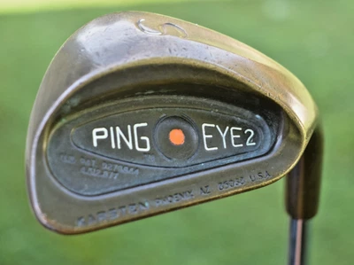 Ping Eye 2 Beryllium Copper Sand Wedge Orange Dot 2* Flat Stiff Steel 35.5” RH - Image 1 of 4