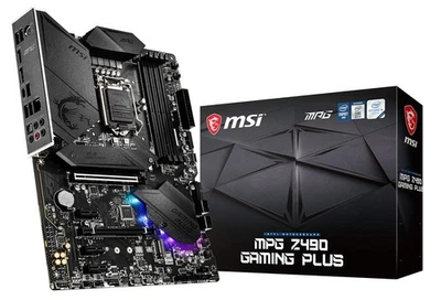 Intel MPG Z490 GAMING PLUS LGA1200 ATX Motherboard new MB4954 Z490 from japan - Image 1 of 4