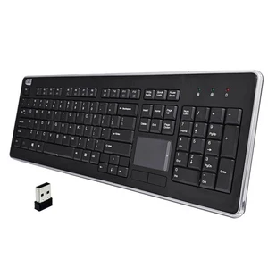 WKB-4400UB Wireless Desktop Touchpad Keyboard - 2.4GHz RF Wireless Technology... - Picture 1 of 8