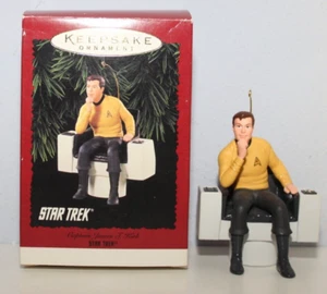STAR TREK CAPTAIN JAMES T. KIRK HALLMARK KEEPSAKE ORNAMENT 1995 IN BOX - Picture 1 of 6
