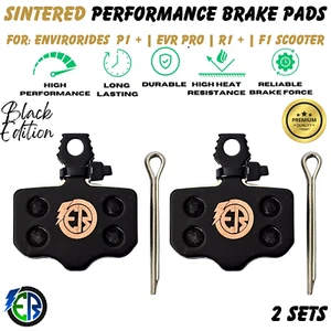 BREMSBELÄGE gesintert für Envirorides P1+ | EVR Pro | R1+ | F1 Scooter 2SETS UK - Bild 1 von 18