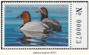 D2K Wisconsin Duck Stamp 2008 $7.00 w/tab - Picture 1 of 1