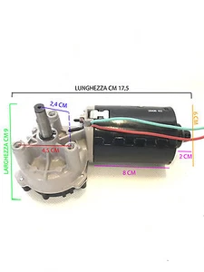 MOTORIDUTTORE REVERSIBILE 12-24 V 25/50W MAX NM 150 15-70 RPM **OFFERTA 20 PZ** - Foto 1 di 3