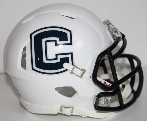 2019 UConn Connecticut Huskies Custom Riddell Mini Helmet v UMass Cover
