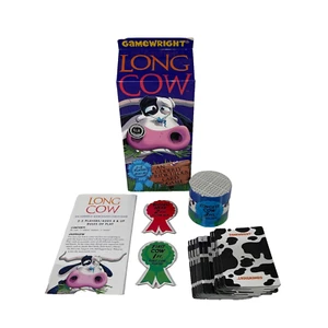Long Cow An Udderly Ridiculous Card Game COMPLETE Gamewright 2018 Childrens READ - Picture 1 of 17