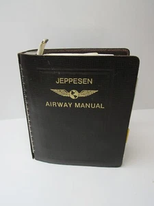 Vintage Jeppesen Airway Manual 1980s Stuffed Full Of Maps & Charts #P12 - Imagen 1 de 12