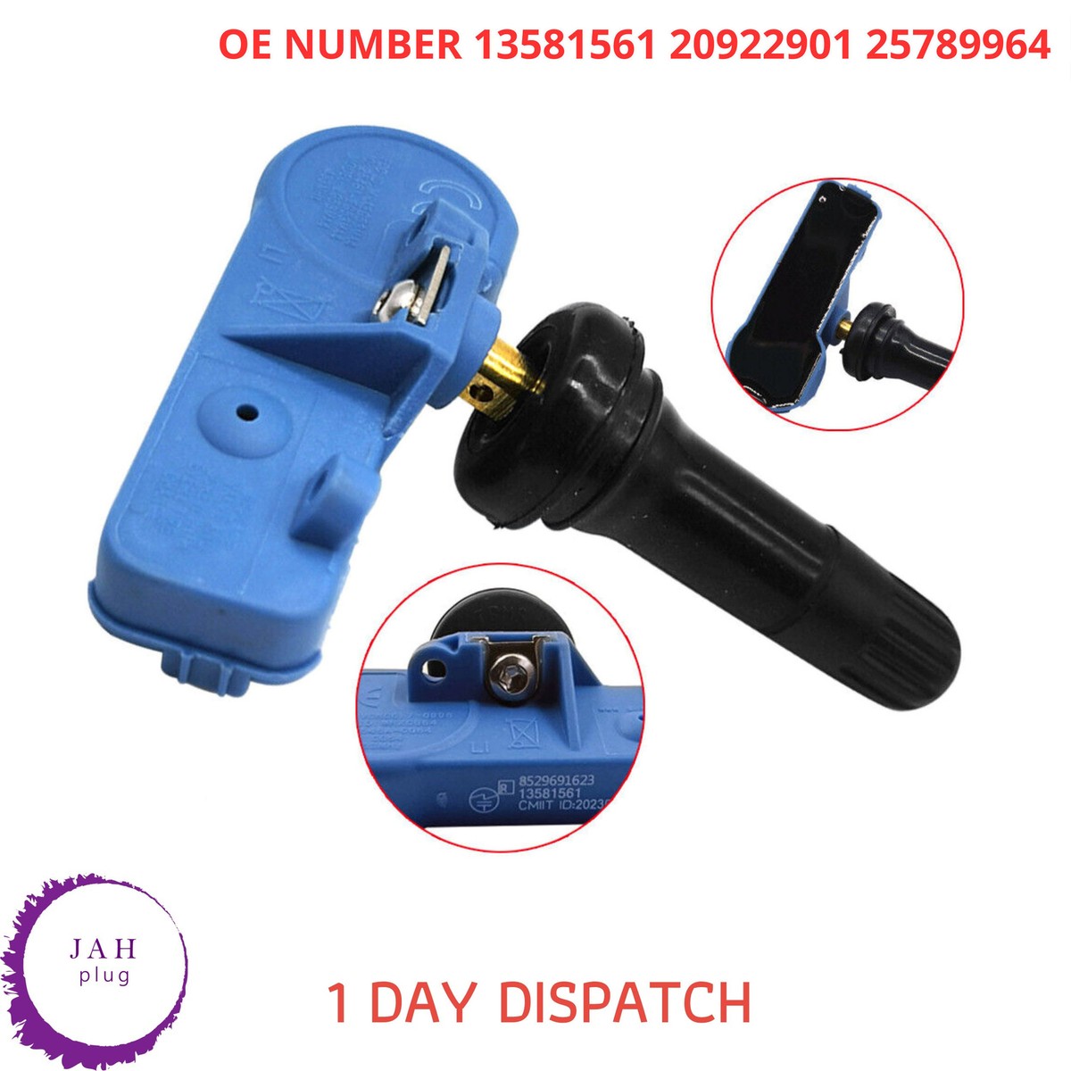 Sensore Pressione Pneumatici 22853740 13581561 - Compatibile Con Buick Enclave, Chevrolet, GMC E Altri Modelli