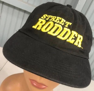 Street Rod Rodder Lightweight Adjustable Baseball Cap Hat Black - Picture 1 of 3