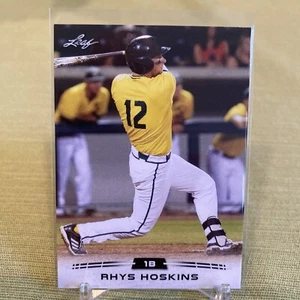 2017 Leaf Rhys Hoskins #09 Philadelphia Phillies Baseball Card pre RC - Picture 1 of 1
