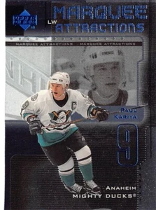 1999-00 UD Marquee Attractions #MA2 Paul Kariya - Picture 1 of 2