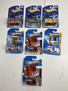 Hot Wheels Delivery Truck Lot Of 7 Various Years And Models