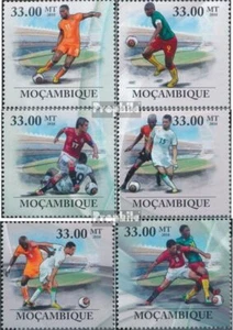 Briefmarken Mosambik 2010 Mi 3669-3674 (kompl. Ausgabe) postfrisch Fußballspiele - Bild 1 von 1